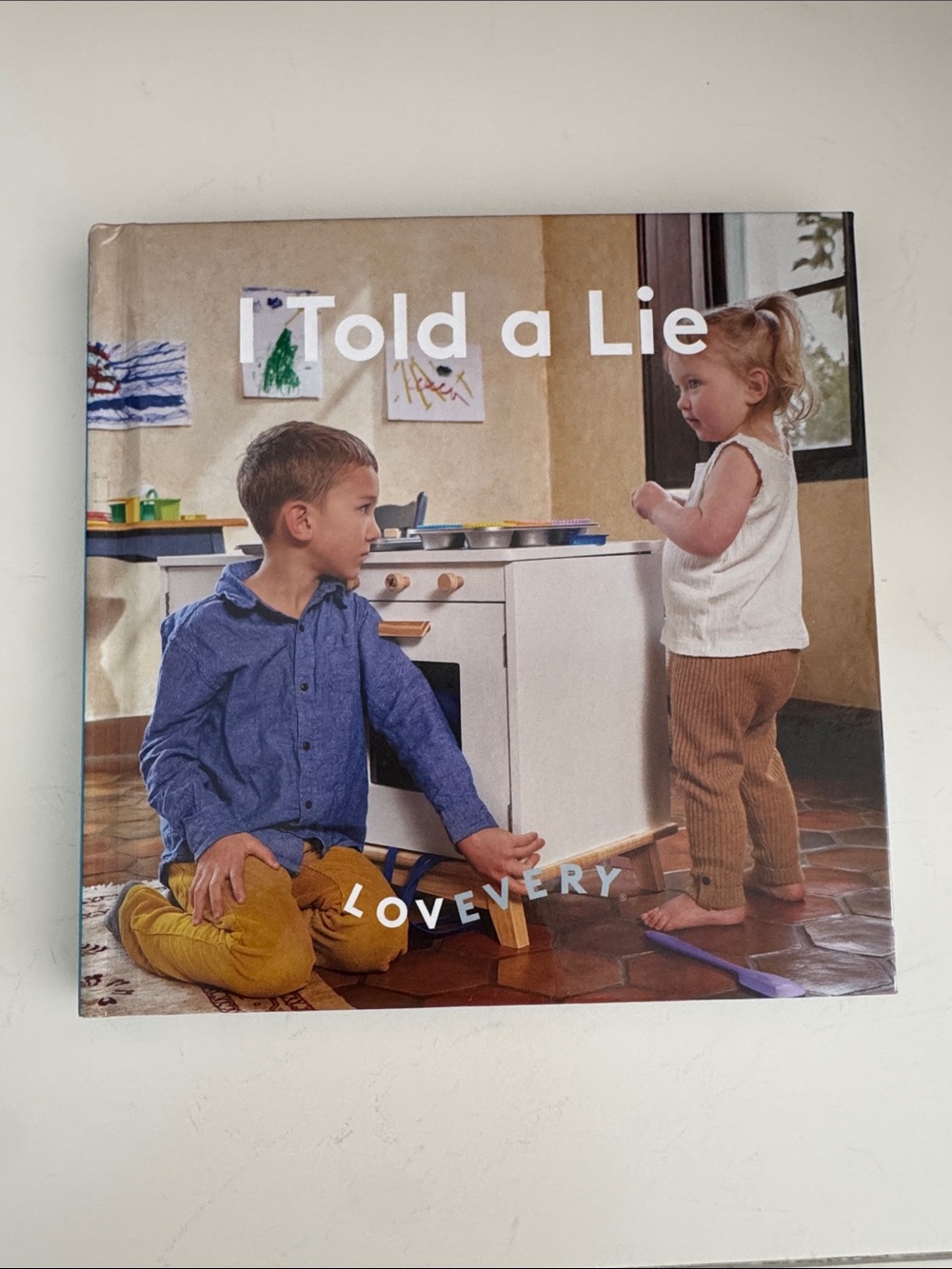 I Told a Lie by Lovevery - Children’s Picture Book, White & Brown Cover